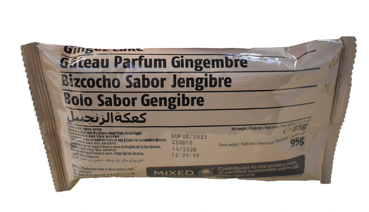 British Military Ration Pack Accessory - Ginger Cake 85g