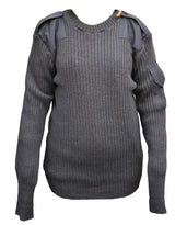 British RAF Wool Pullover Sweatshirt Jumper - Blue