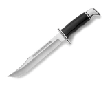 Buck 120 General Fixed Blade Knife - Black Phenolic