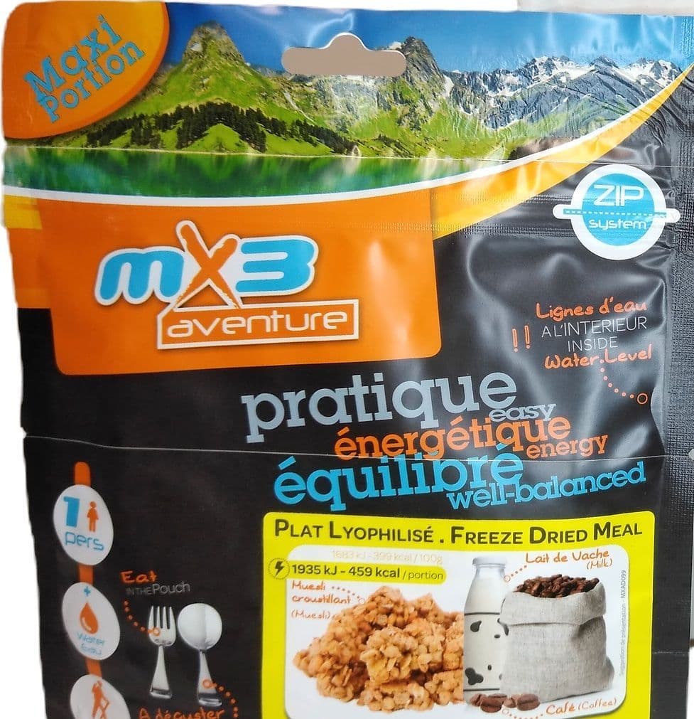 Freeze Dried MRE Ration Meal Pouch - Coffee Oaty Dessert 115g