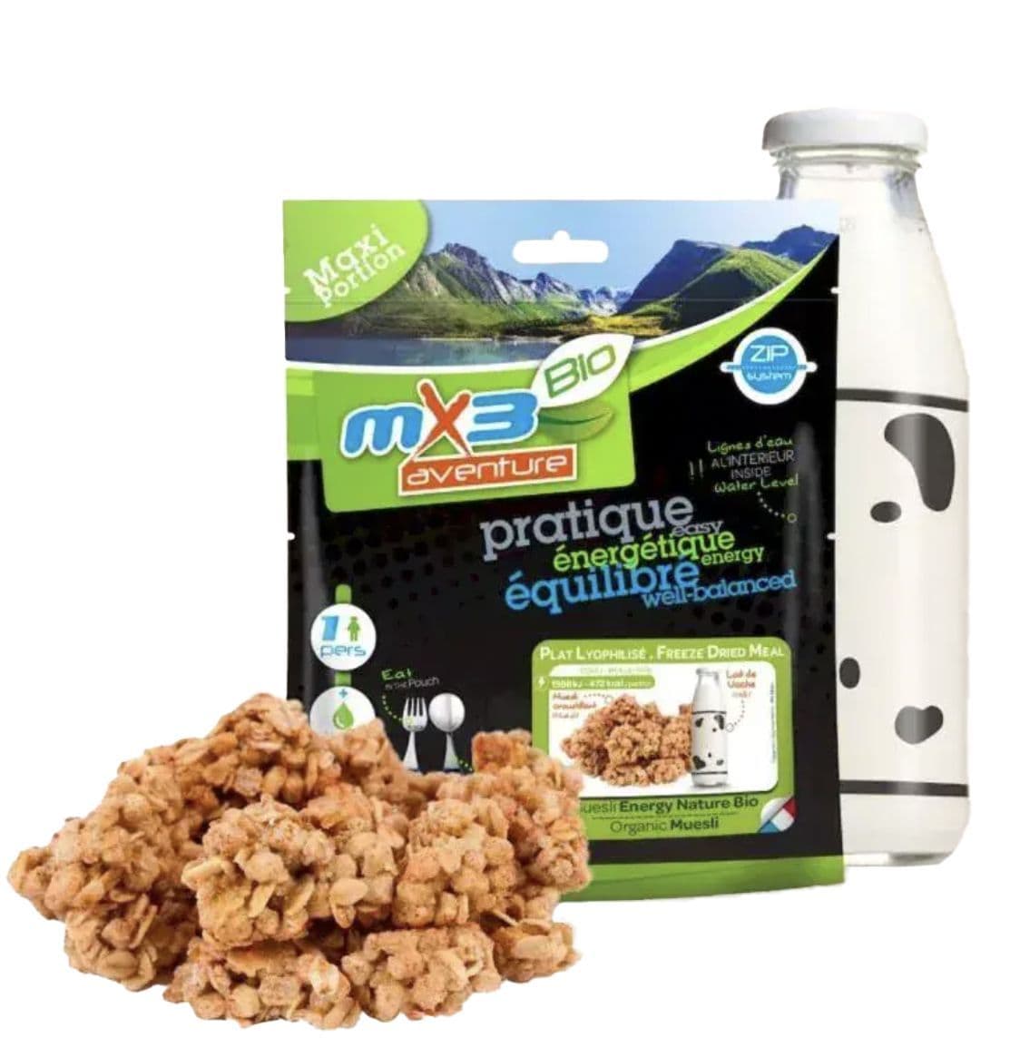 Freeze Dried MRE Ration Meal Pouch - Muesli 150g