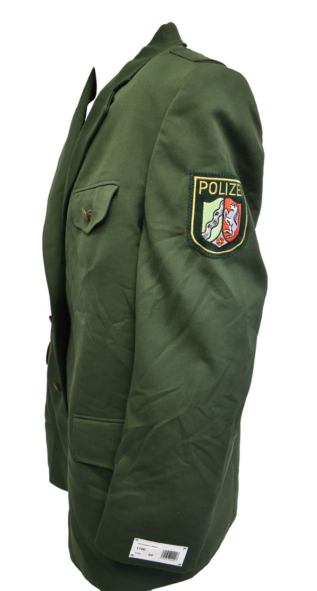 German Police Officer Green Dress Jacket