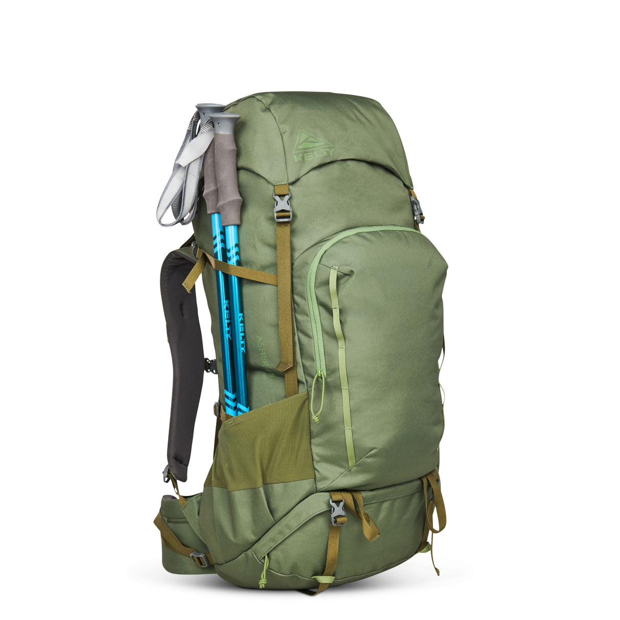 Kelty Asher 65L Backpack Bag - Winter Moss
