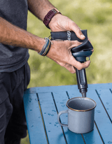 LifeStraw Peak Series Collapsible Squeeze 650ml Bottle With Filter - Dark Grey