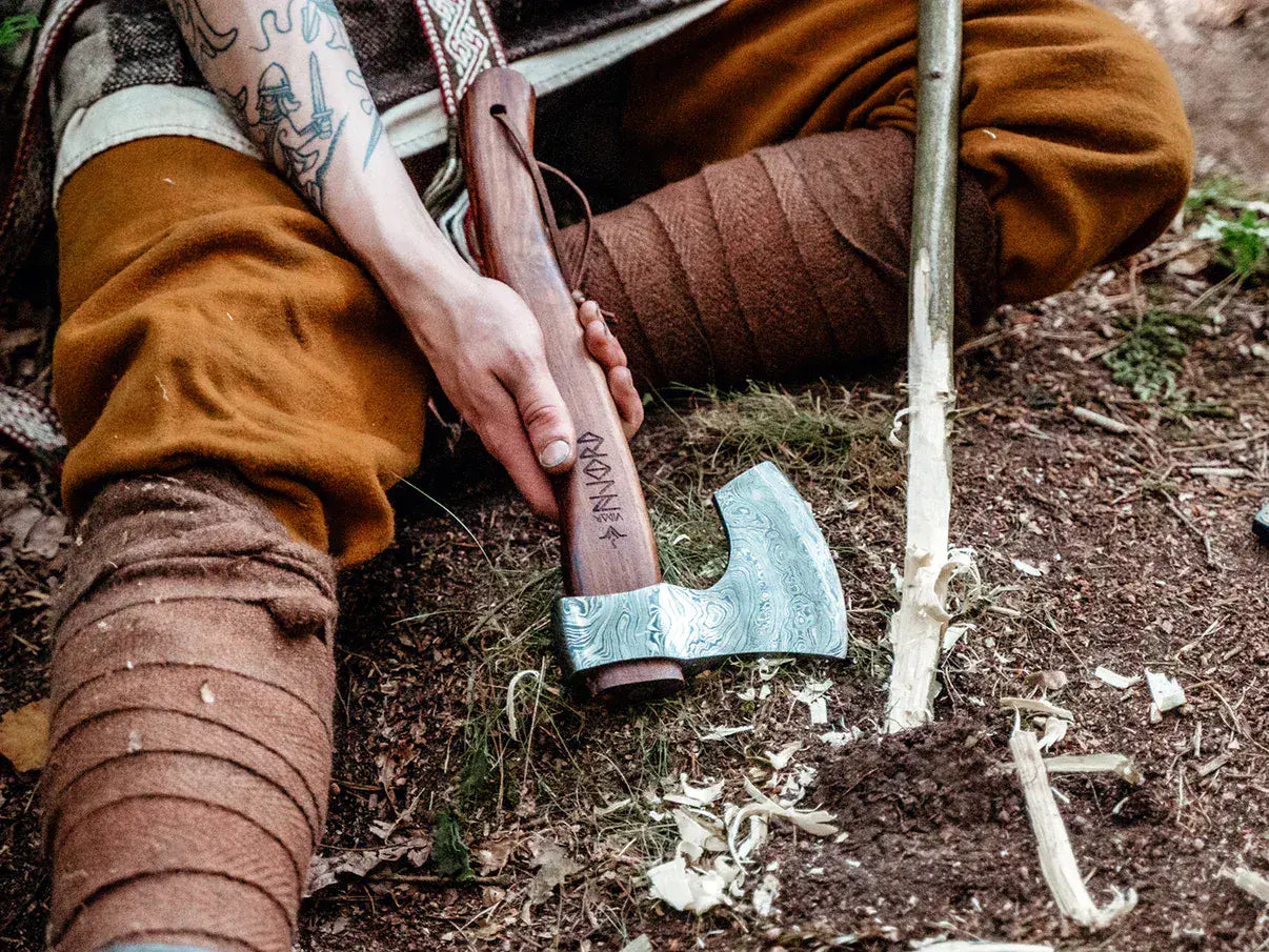 Njord Vidar Viking Medium Damascus Axe