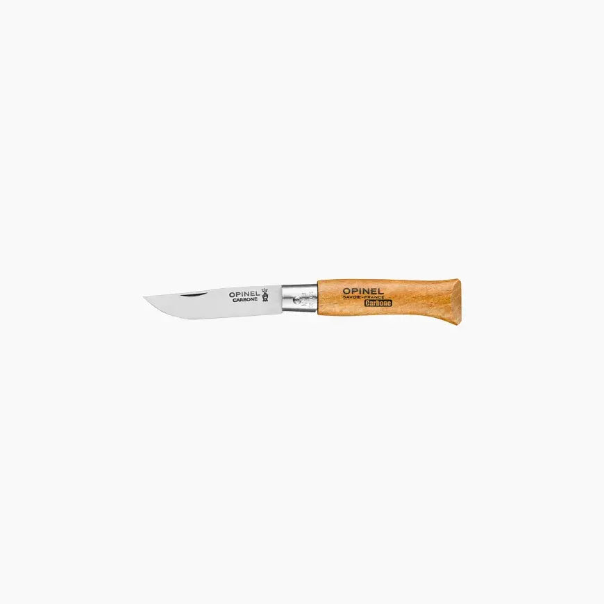 Opinel No.4 Classic Carbon Steel EDC Folding Knife - UK Legal Carry