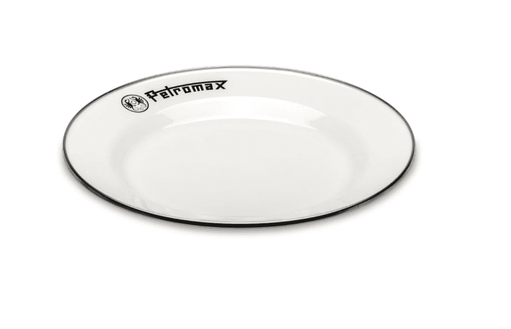Petromax Set of 2 Large Enamel Plates - White