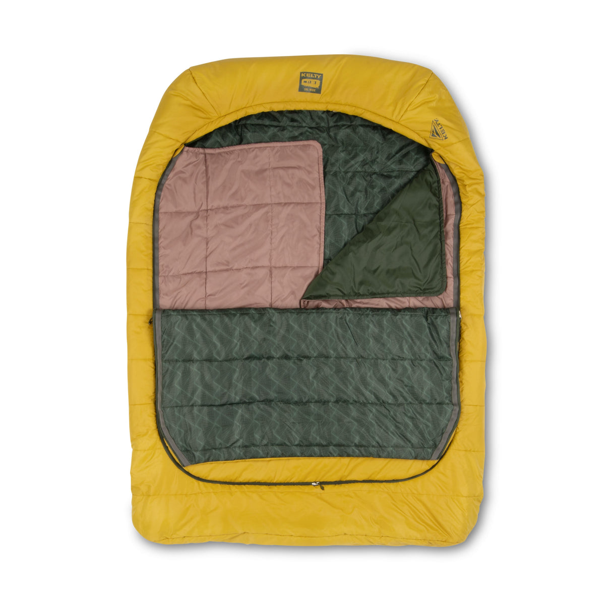 Kelty Tru Comfort Doublewide 20F Sleeping Bag - Olive Oil / Gamescape