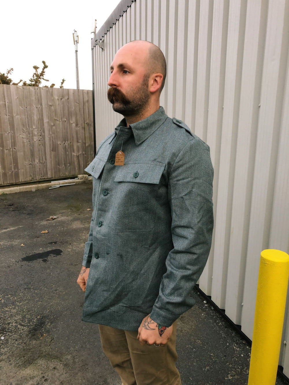 Swiss Military Vintage Salt & Pepper Denim Jacket