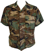 US Military M81 Woodland BDU Camo Short Sleeve Shirt