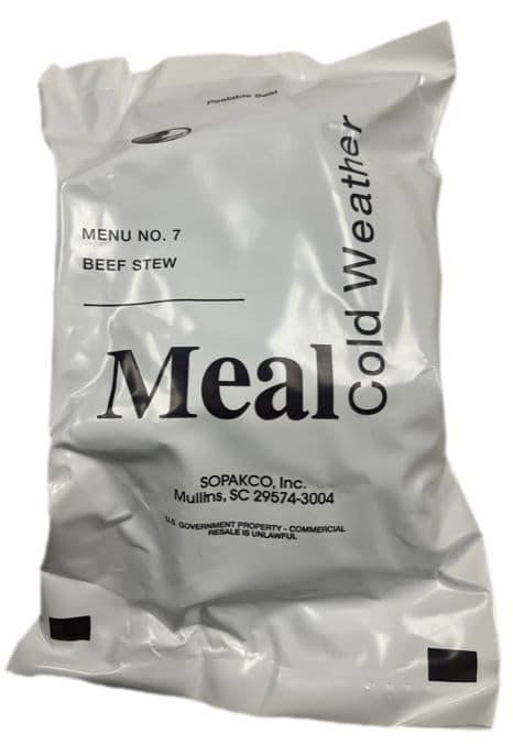 US Military MCW MRE Extreme Cold Weather Ration Pack