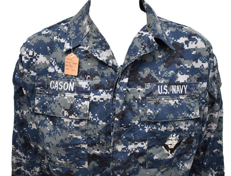 US Navy Working Uniform NWU Type 1 NAVPAT Digital Camo Shirt